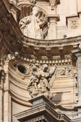 Fragment of Cathedral of Saint Mary in Murcia, Spain