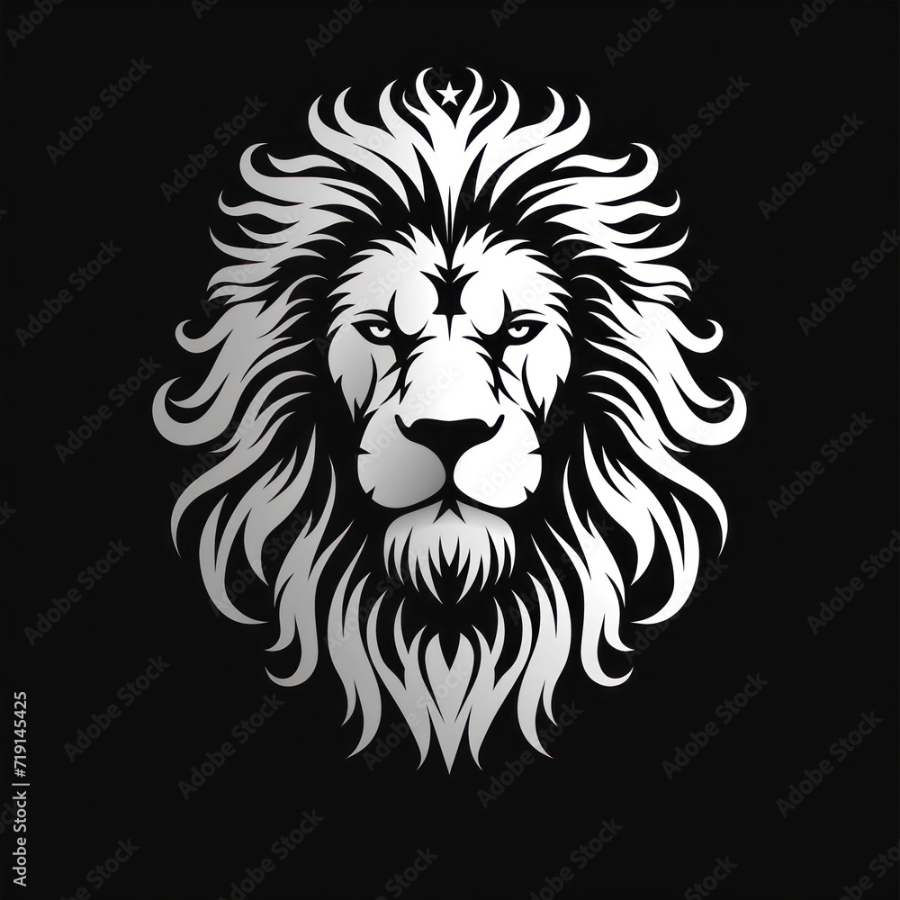 Animal Lion. Logo illustration of a Lion. Lion emblem, icon, logotype,decal, print.