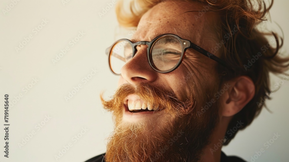 Young redhead business man over grey grunge wall happy face smiling with crossed arms looking at the camera. Positive person. Young redhead business man over grey grunge wall happy face smiling with crossed arms looking at the camera. Positive person.