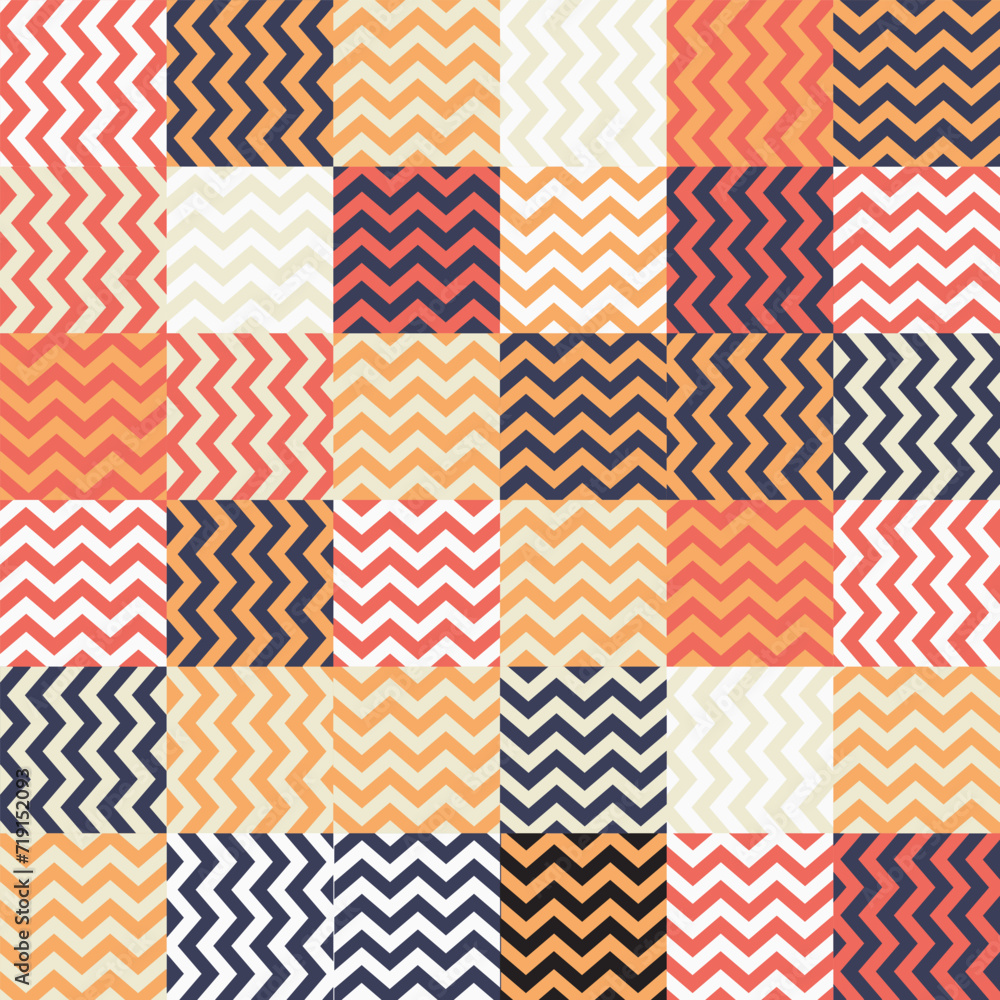 zigzag pattern seamless direction background illustration