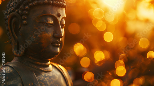 Mindful Sculpture of Lord Buddha © Suranja