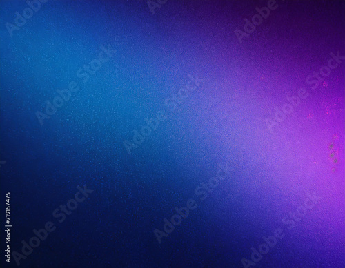 Dark blue purple color gradient background, grainy texture effect, web banner abstract design, copy space