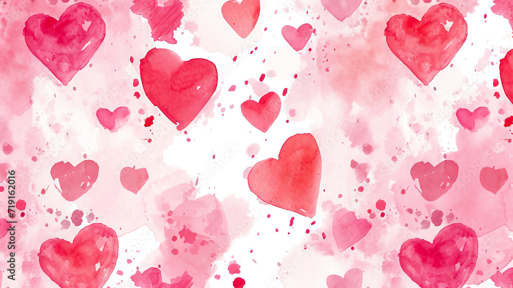 Valentines Card Watercolor Texture Valentines Card Watercolor Texture