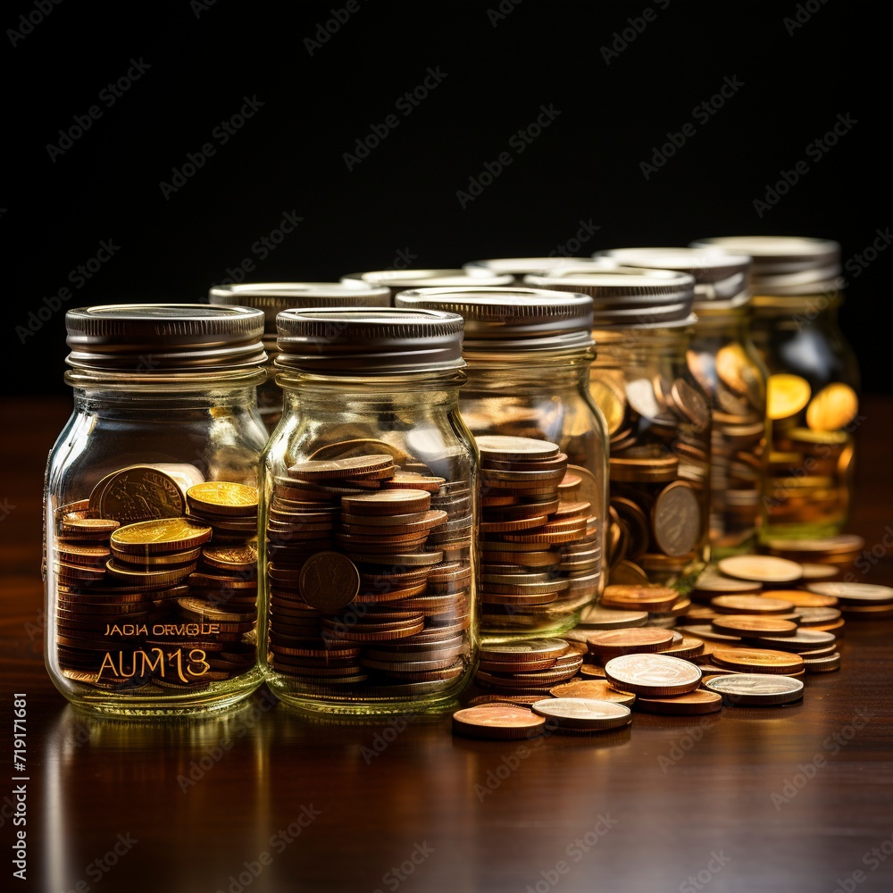 coins in jar with generative ai coins in jar with generative ai