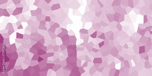 Abstract Crystal Mosaic Seamless Geometric Pattern, Quartz Broken Glass Fragment Purple and Pink Hues. Fabric, Kitchen, Bathroom Floor Artful Decoration, Vintage Design
