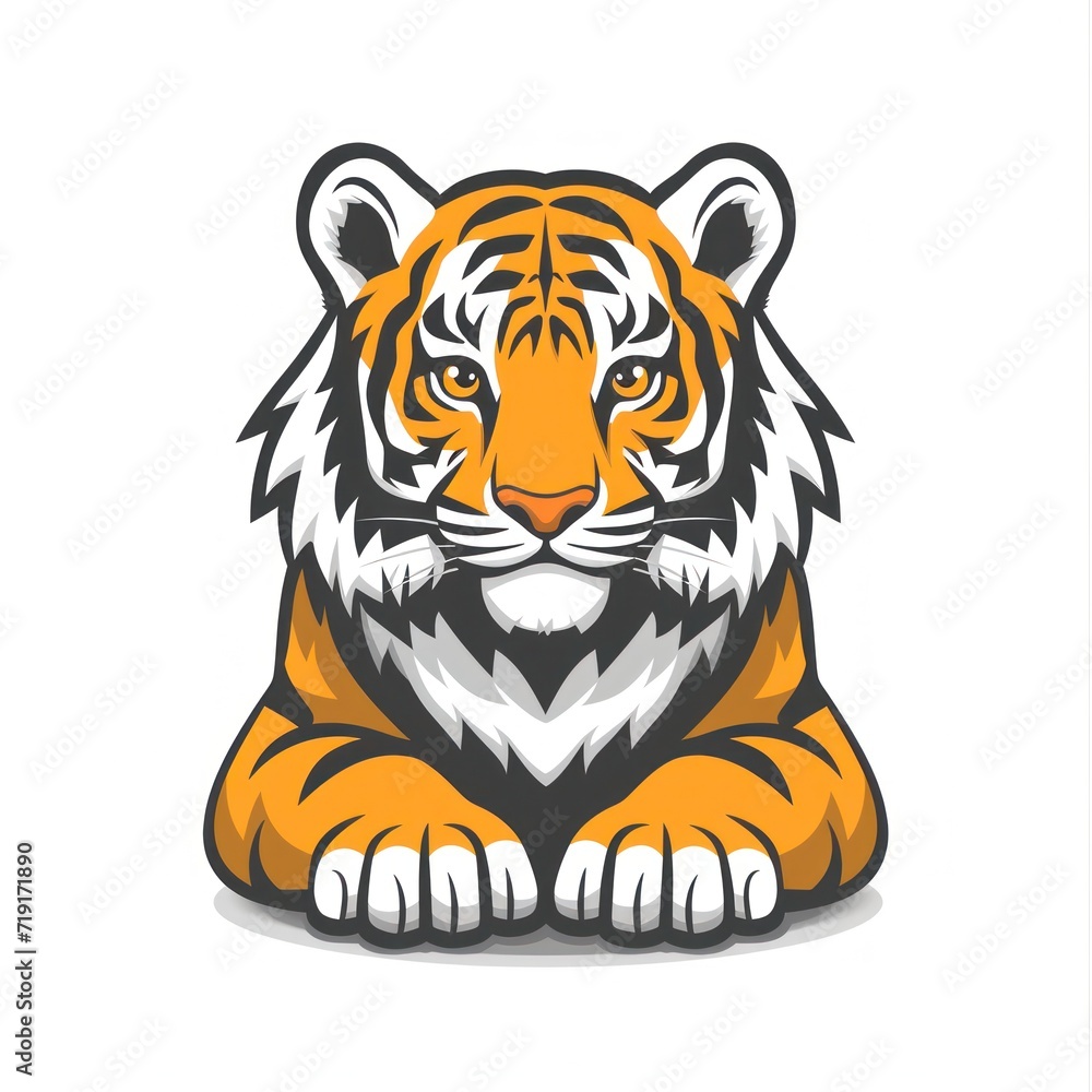 Animal Tiger. Logo illustration of a Tiger. Tiger emblem, icon, logotype,decal, print. Animal Tiger. Logo illustration of a Tiger. Tiger emblem, icon, logotype,decal, print.