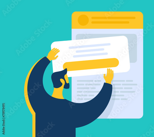 Web development using worker hands