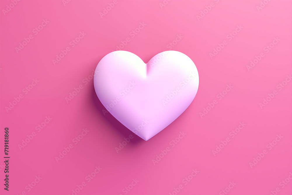 Valentines Day Background. Pink heart, love and romance concept.