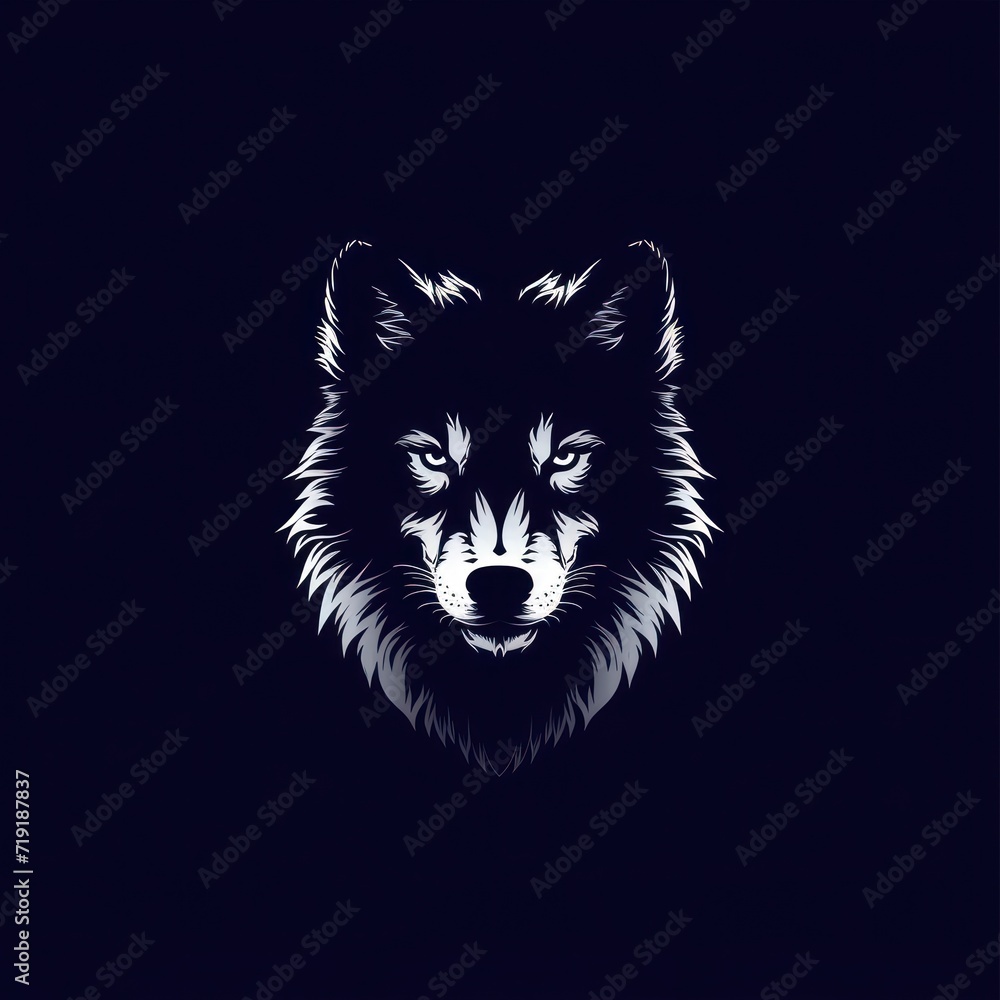 Animal Wolf. Logo illustration of a Wolf. Wolf emblem, icon, logotype,decal, print. Animal Wolf. Logo illustration of a Wolf. Wolf emblem, icon, logotype,decal, print.