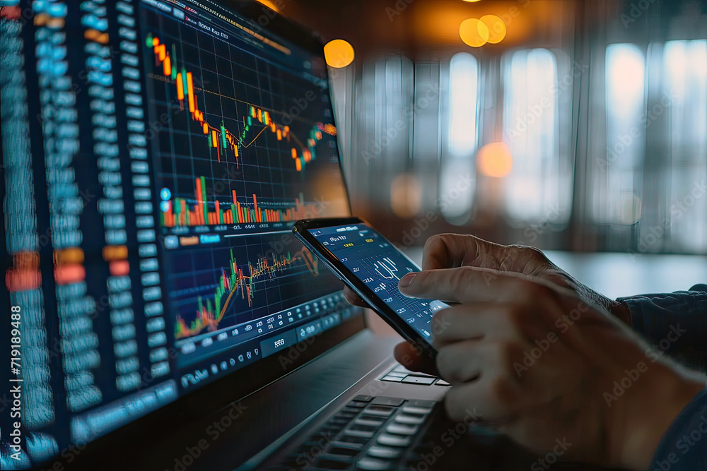 Navigating Investment Charts with Mobile Smart Phone Navigating Investment Charts with Mobile Smart Phone