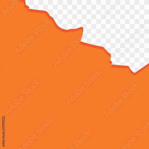 Set of ripped white paper. Torn light scrap note paper for note with Vector torn paper triangle with transparence background. Vector illustration. 