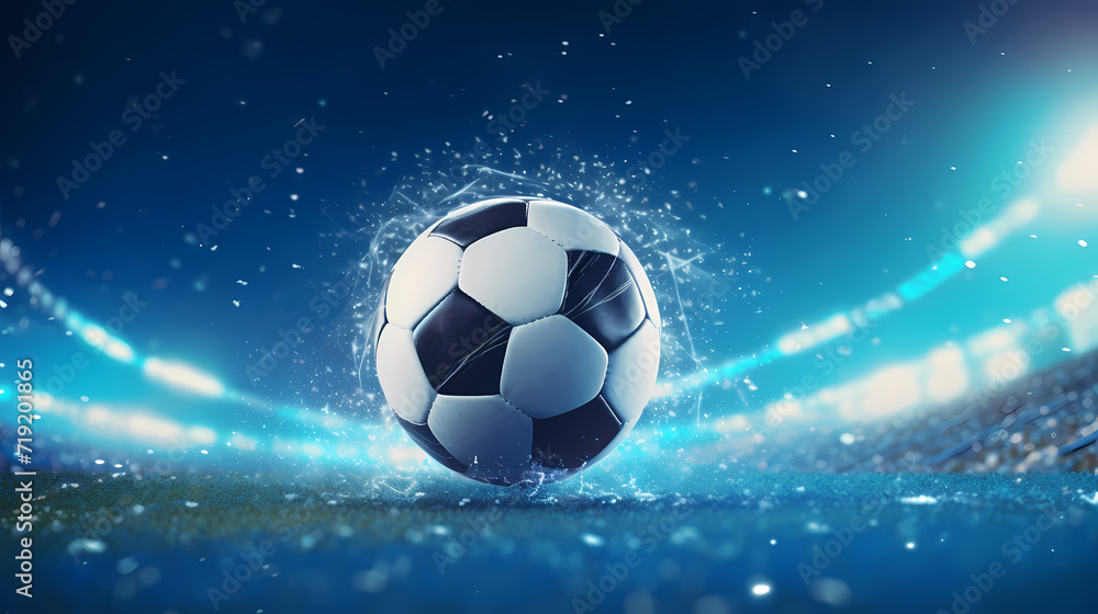 Fototapeta premium American football background, traditional super bowl banner poster