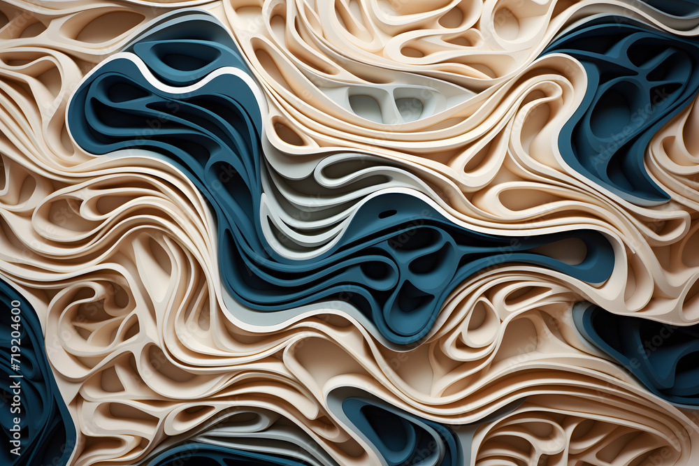 Paper cutout texture background Paper cutout texture background