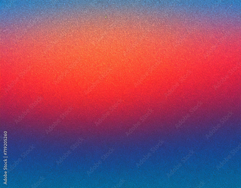 Colorful red and blue sunrise gradient noisy grain background texture Colorful red and blue sunrise gradient noisy grain background texture