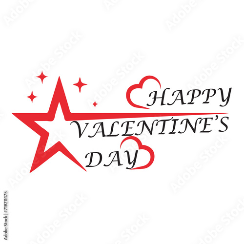 Happy valentine's day flyer design