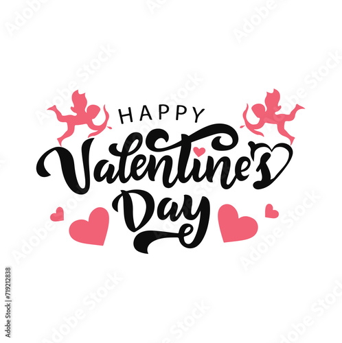 Happy valentine's day flyer design