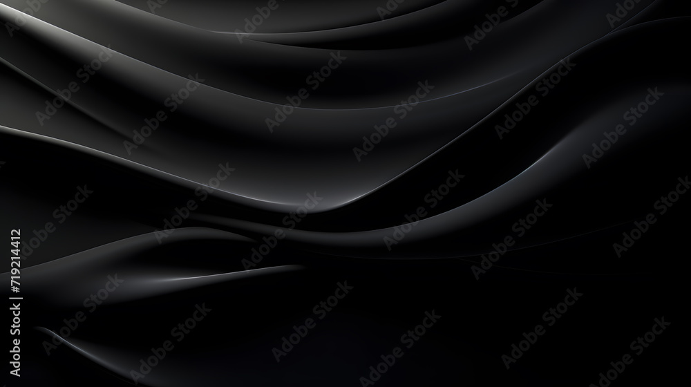 Obraz premium plain wave black background