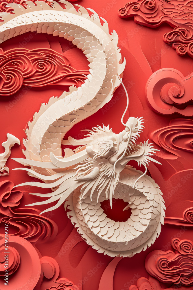 The Chinese dragon of the Year of the Dragon. The Chinese dragon of the Year of the Dragon.