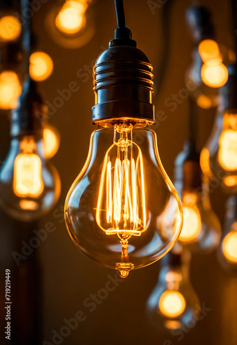 light bulb on the wall © Juei