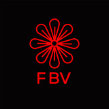 FBV  logo design template vector. FBV Business abstract connection vector logo. FBV icon circle logotype.
