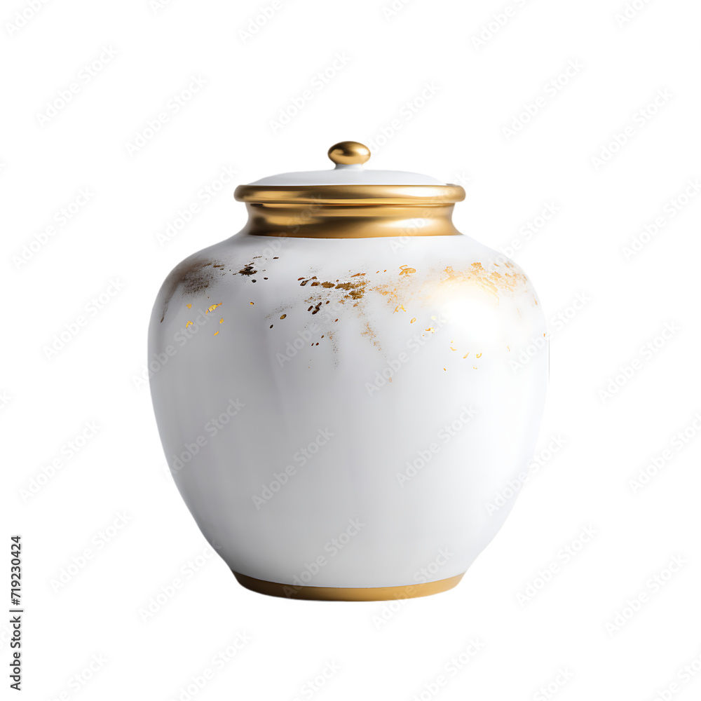 white Vasa isolated on a transparent or white background, png	