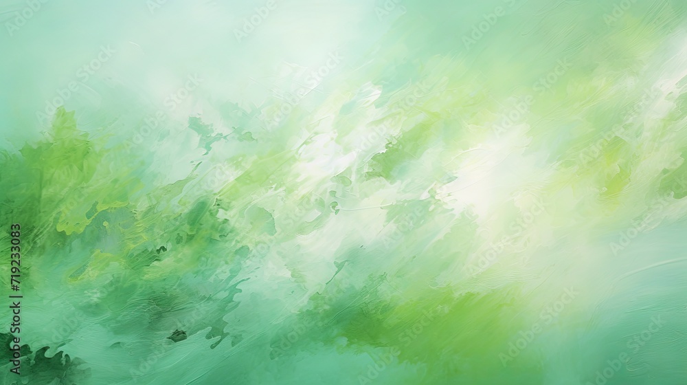 Abstract painting texture light green background