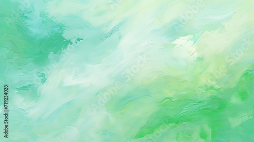 Abstract painting texture light green background