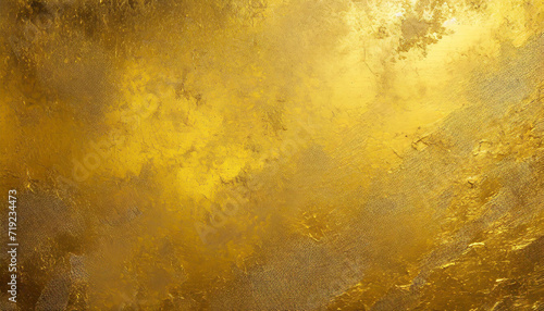 Gold background. Rough golden texture. Luxurious gold template for text design, lettering.