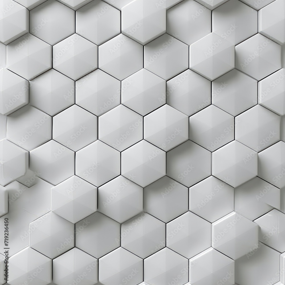 Abstract Cutting Paper Hexagons Background, 3d illustration Abstract Cutting Paper Hexagons Background, 3d illustration