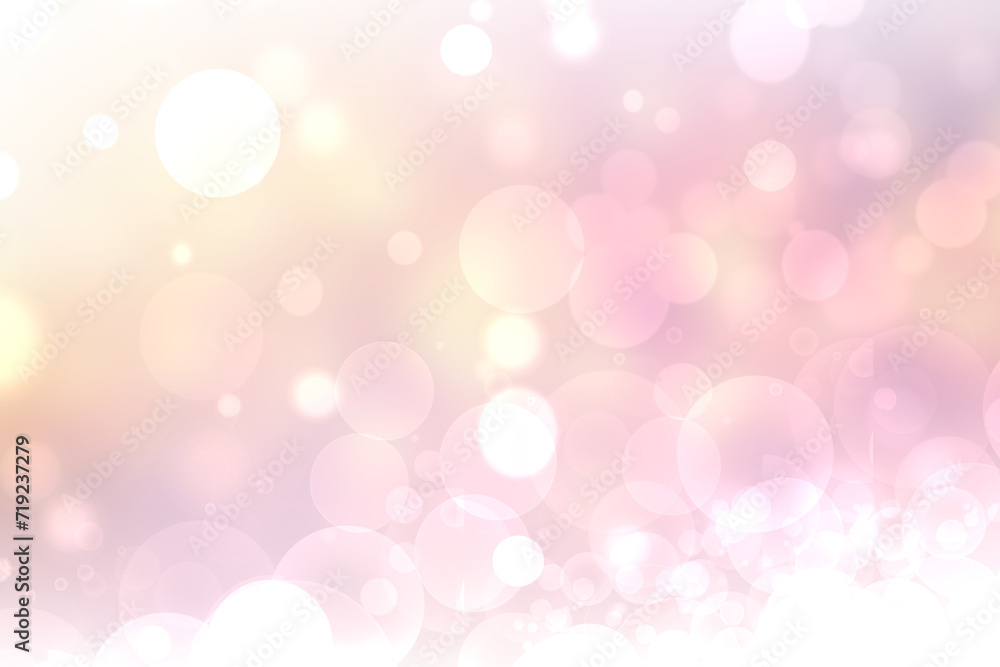 Abstract fresh vivid spring summer light delicate pastel pink yellow bokeh background texture with bright soft color cherry blossoms and flowers. Card concept. Beautiful backdrop illustration. Abstract fresh vivid spring summer light delicate pastel pink yellow bokeh background texture with bright soft color cherry blossoms and flowers. Card concept. Beautiful backdrop illustration.