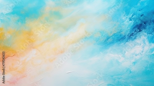 The abstract art background wallpaper is created using mixed colors of textured acrylic paint.