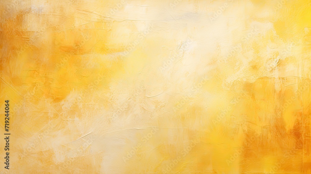 Abstract painting texture yellow background