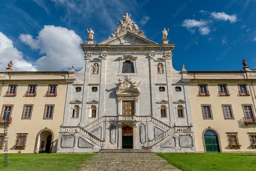The ancient Certosa di Calci, Pisa, Italy