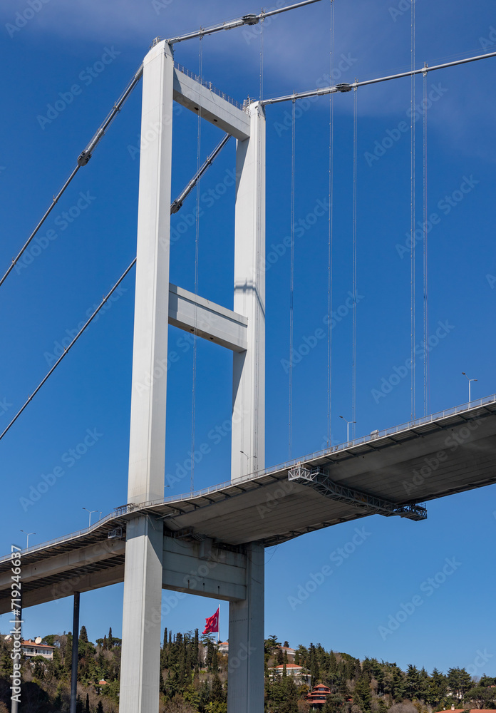 Obraz premium Bosphorus Bridge Tower