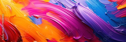 Artistic colorful paint waves on an abstract background, creating a dynamic and visually engaging composition