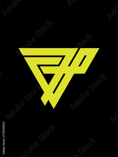 GHP monogram logo template photo