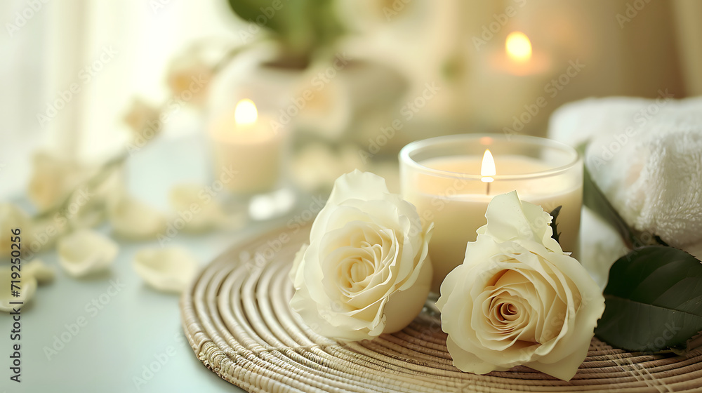 Candle aromatherapy at the spa, comfortable. Candle aromatherapy at the spa, comfortable.
