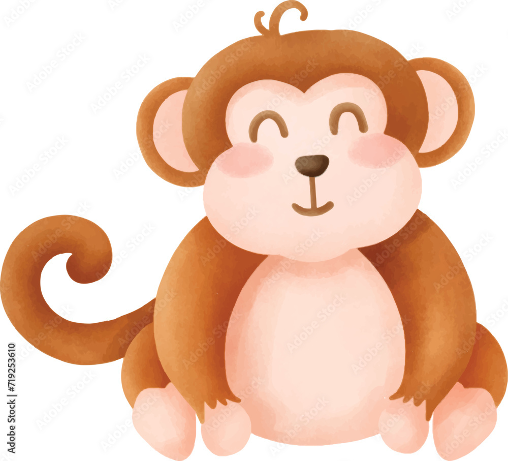 Obraz premium monkey party