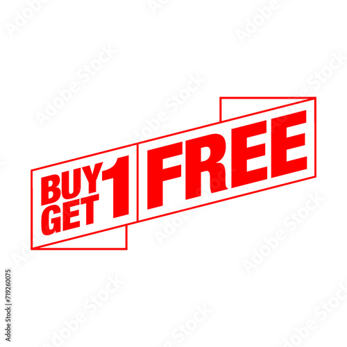 Buy one get free png icon