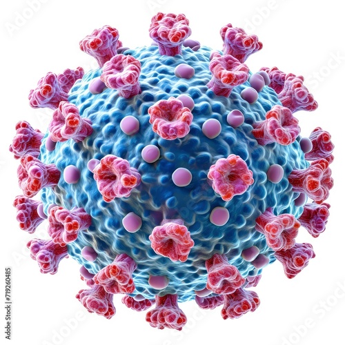 Human Papillomavirus Infection Virus Hpv Most, 3d illustration