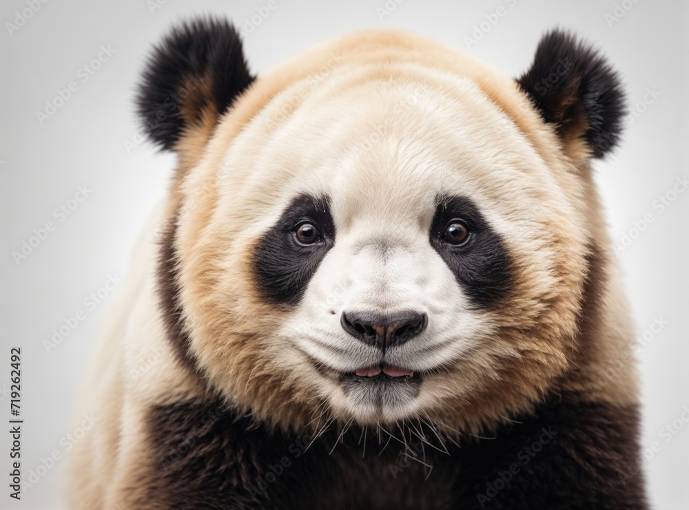 Obraz premium Panda on White Background