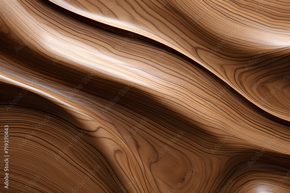 Obraz premium Texture wood smooth flat Delicately veined lines background