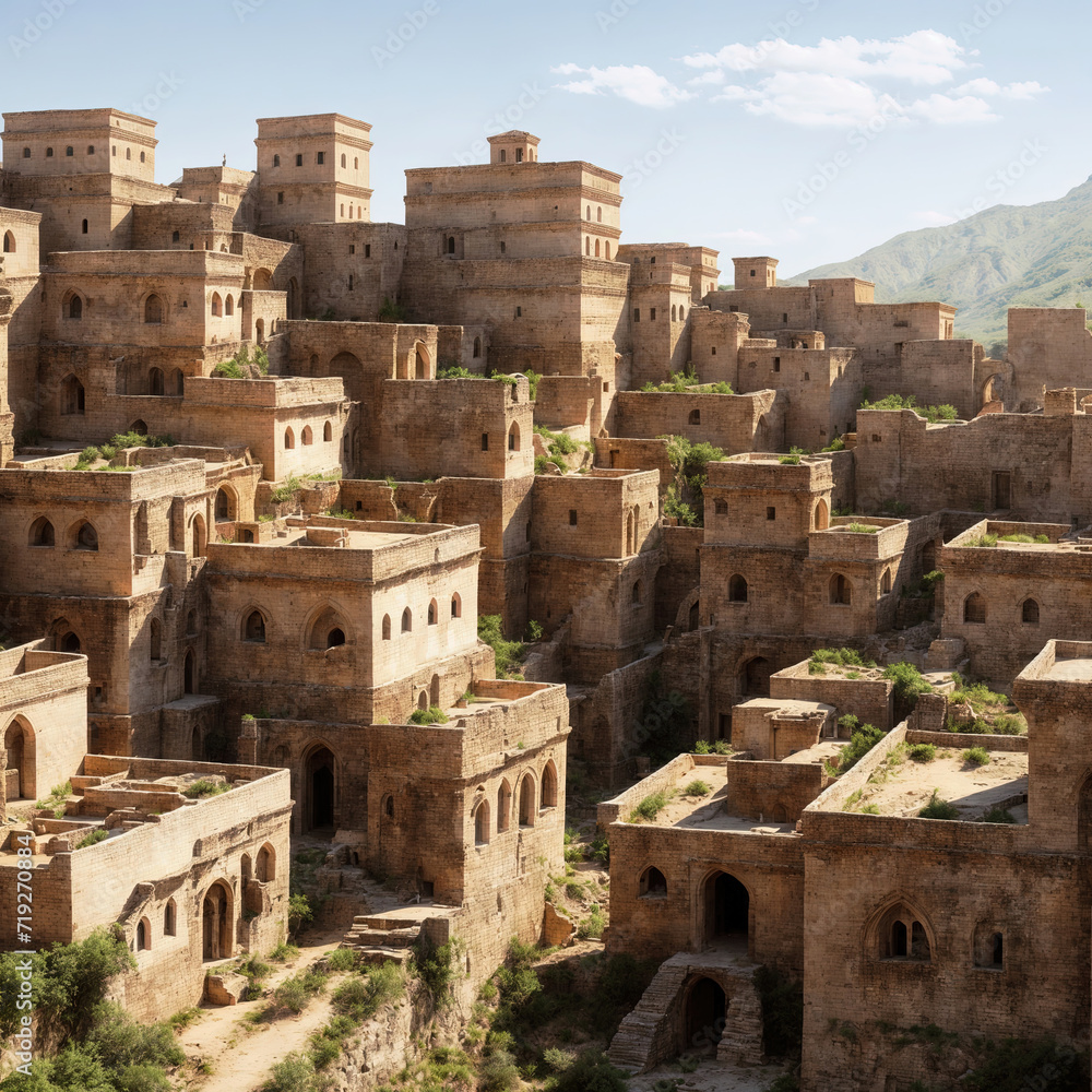 view of the town - Houses from Yemen