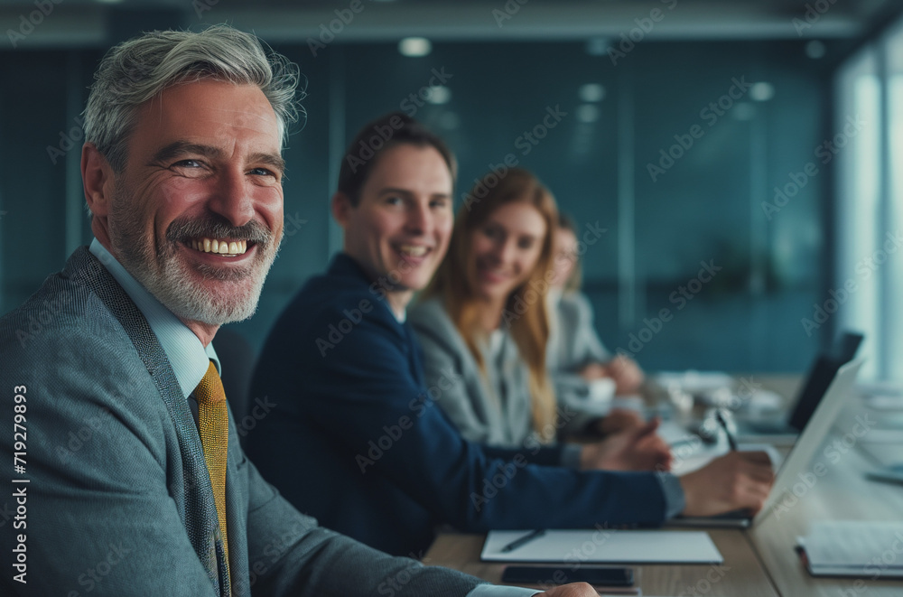 Obraz premium business people in a meeting