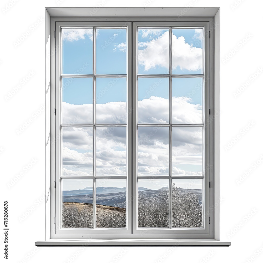 Window 3D Render Design Element, 3d illustration Window 3D Render Design Element, 3d illustration