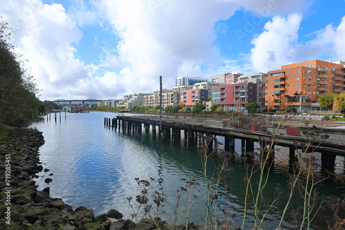 General View of Mission Creek Channel in San Francisco