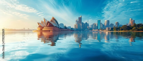 Discover The Beauty Of Sydney, Australia Through Unforgettable Travel Adventures. Сoncept Sydney Opera House, Bondi Beach, Blue Mountains, Sydney Harbour Bridge, Darling Harbour photo