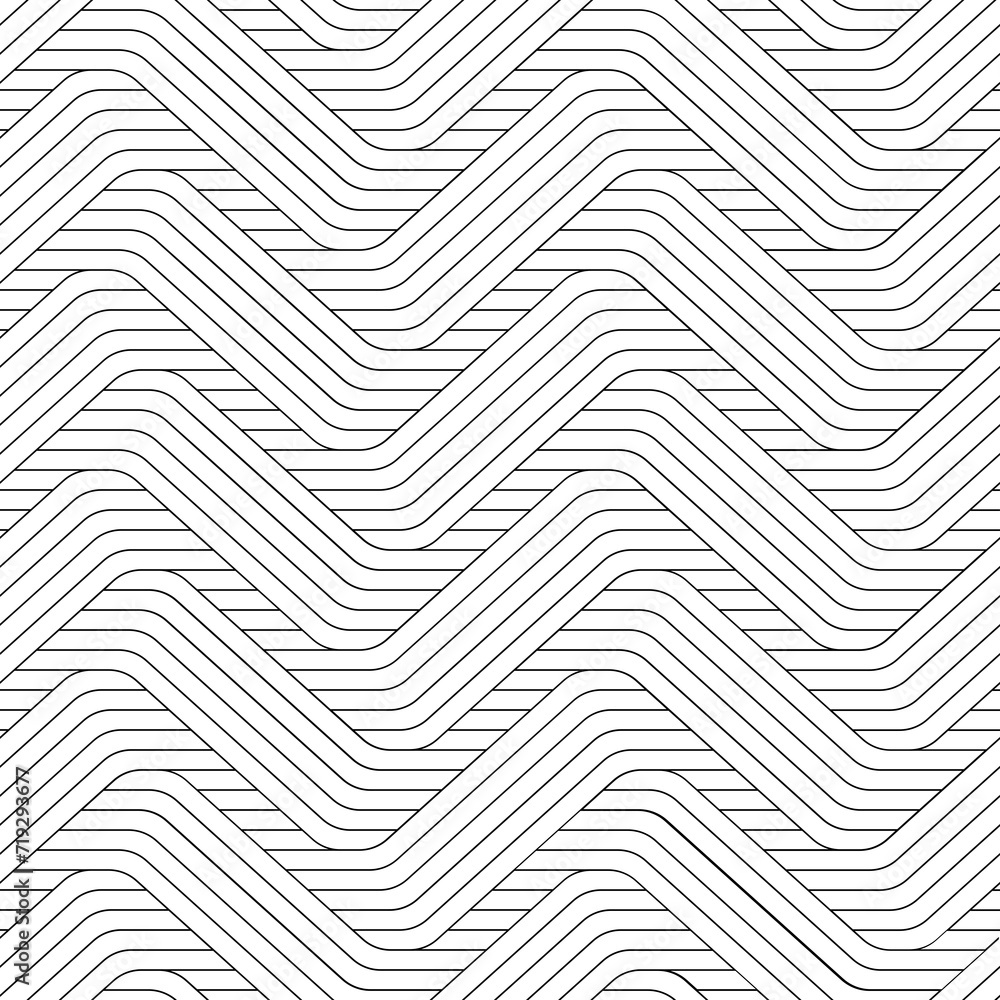 Vector seamless texture. Modern geometric background. Mesh with thin wavy threads. Vector seamless texture. Modern geometric background. Mesh with thin wavy threads.