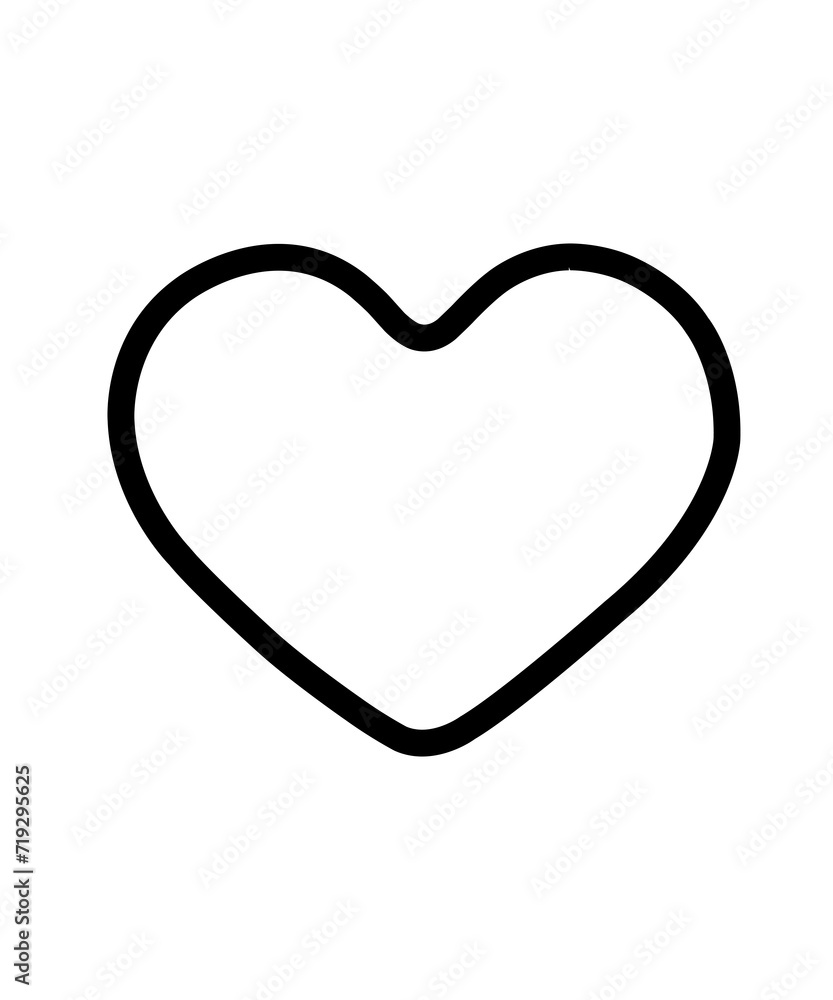 Heart clip art design on plain white transparent isolated background for card, shirt, hoodie, sweatshirt, apparel, tag, mug, icon, poster or badge Heart clip art design on plain white transparent isolated background for card, shirt, hoodie, sweatshirt, apparel, tag, mug, icon, poster or badge