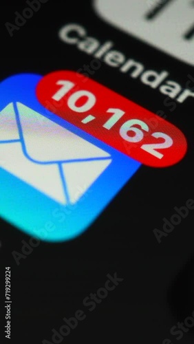Incoming notifications on smartphone email apps are getting increase